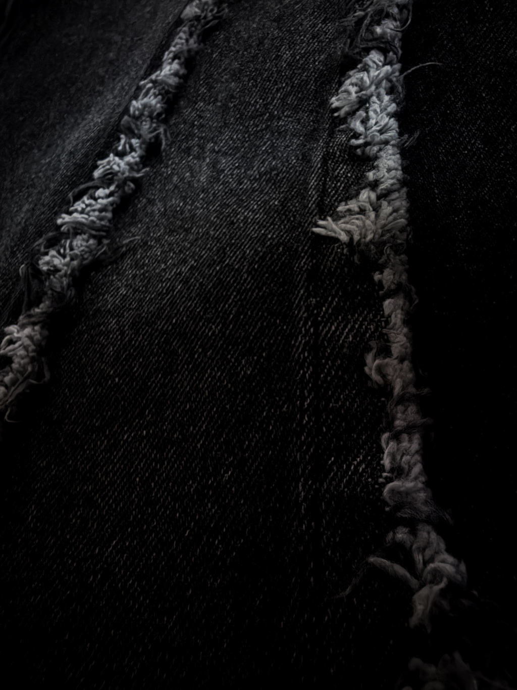 frayed jeans